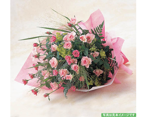 バラ色の花束