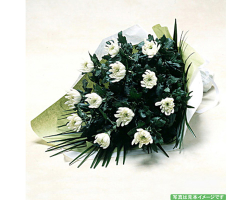 白菊の花束／弔電